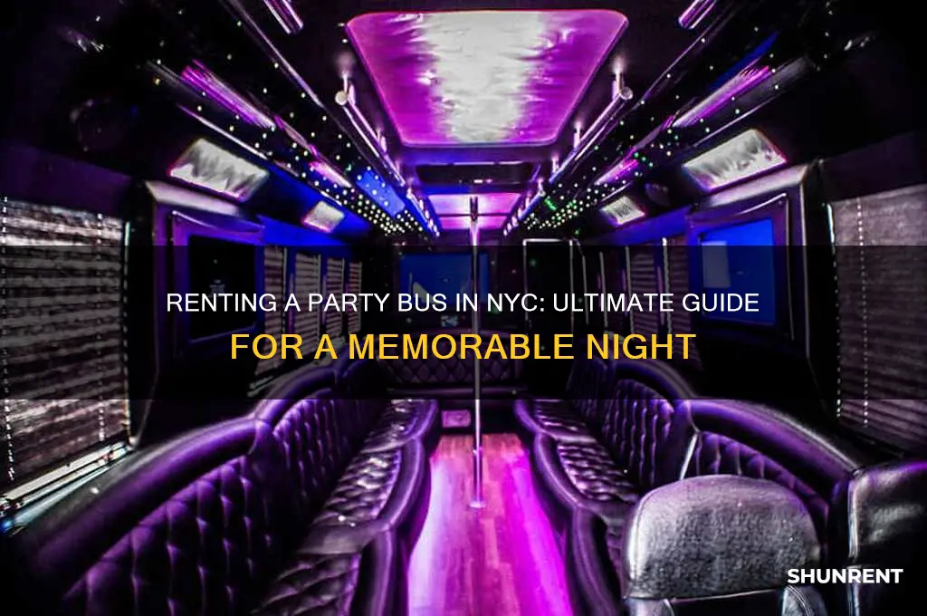 how to rent a party bus in nyc