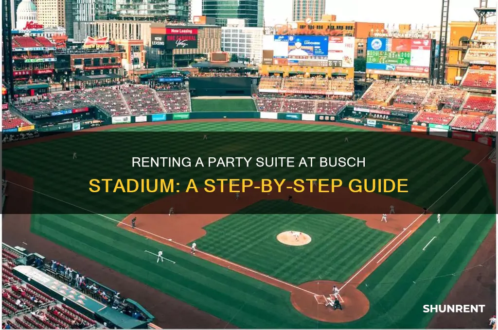 how to rent a party suite at busch stadium