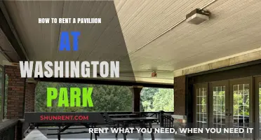 Renting a Pavilion at Washington Park: A Step-by-Step Guide