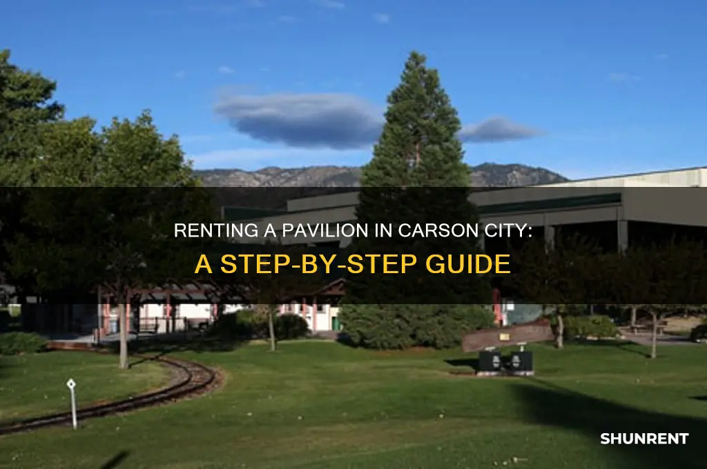 how to rent a pavilion carson city