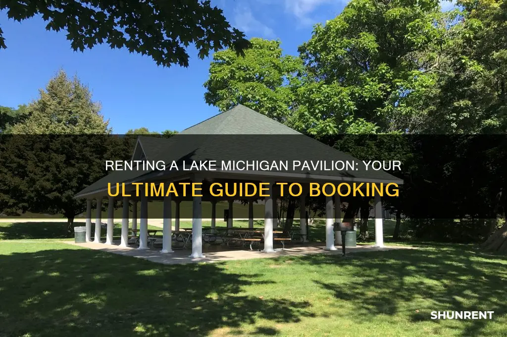 how to rent a pavillion on lake michigan
