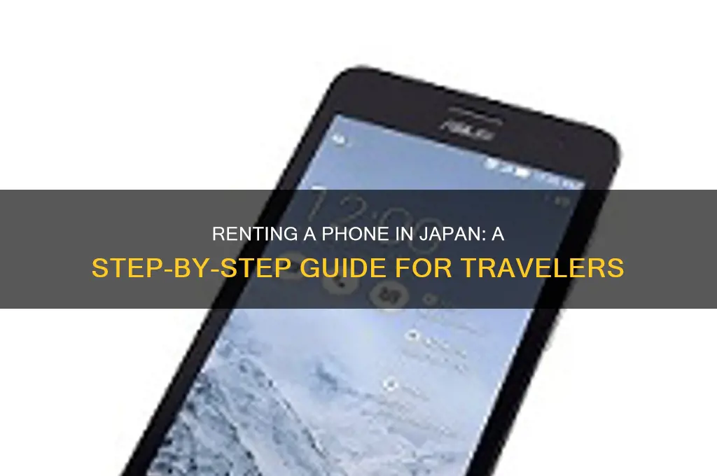 how to rent a phone in japan