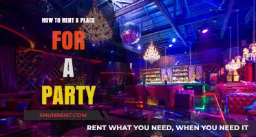 Renting a Party Venue: A Quick Guide