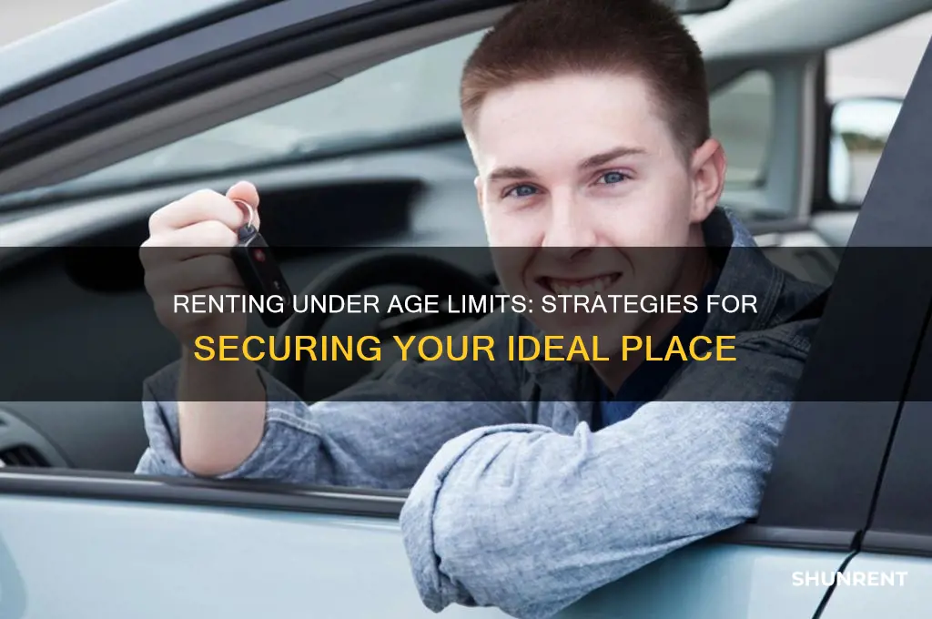 how to rent a place that requires a minuim age