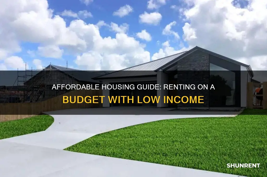 how to rent a place with low income
