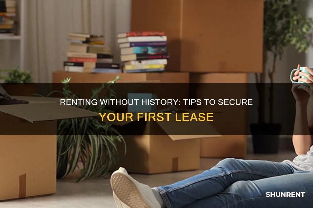 how to rent a place with no rental history