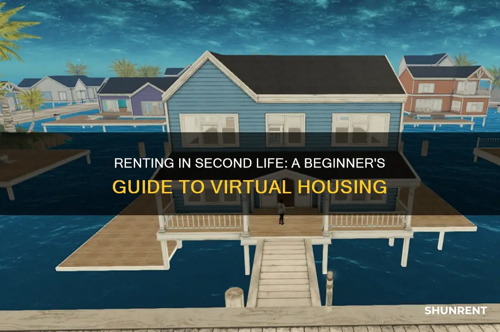 how to rent a place with second life