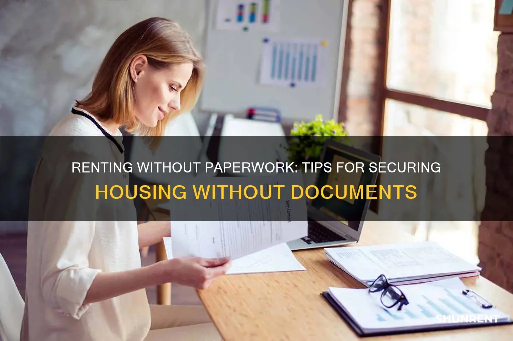 how to rent a place without a documents