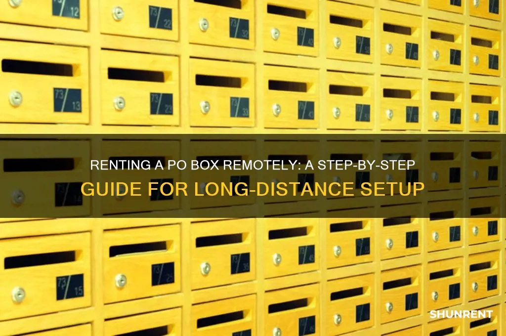 how to rent a po box from afar
