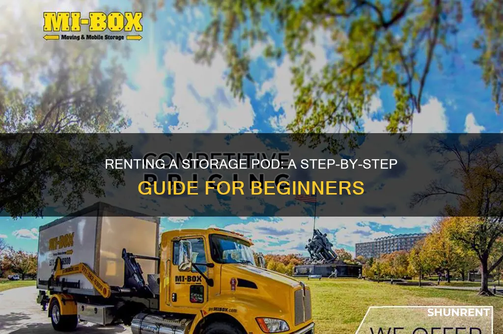how to rent a pod for storage