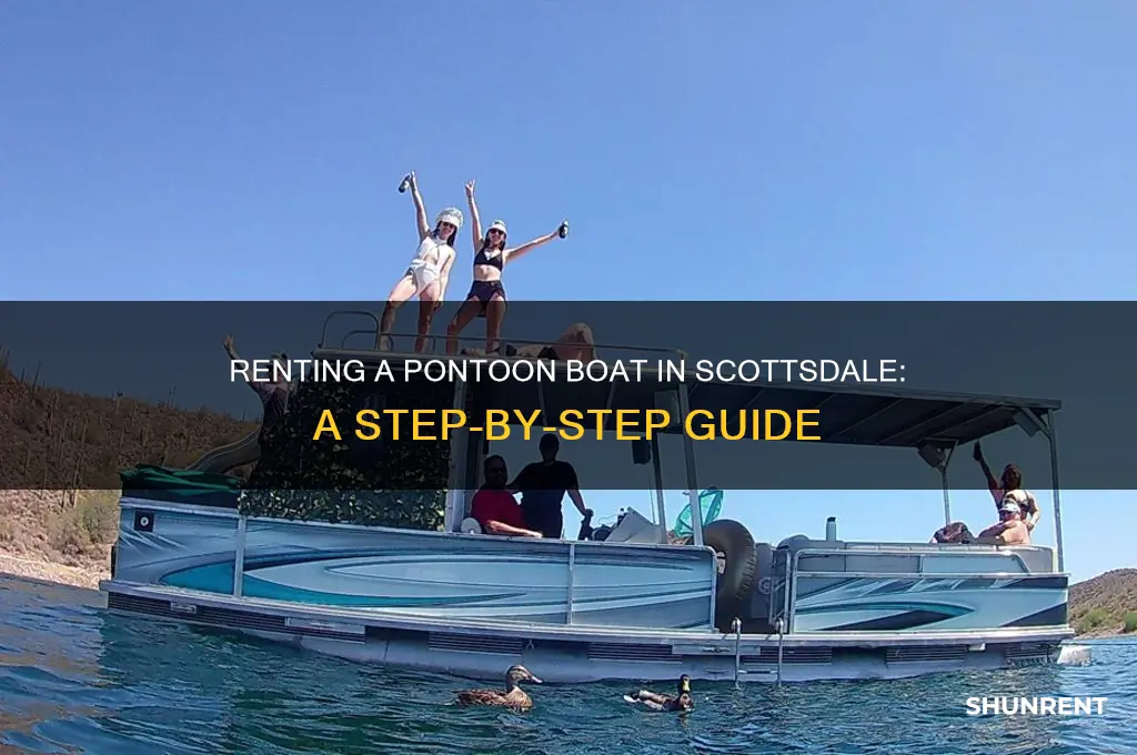 how to rent a pontoon boat in scottsdale