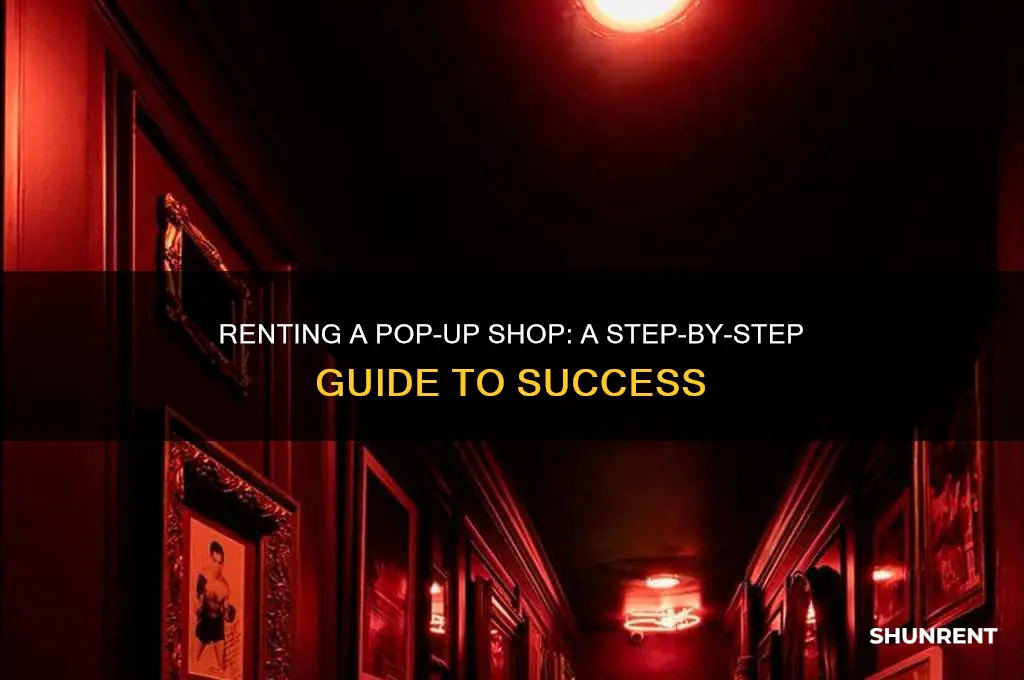 how to rent a pop up shop