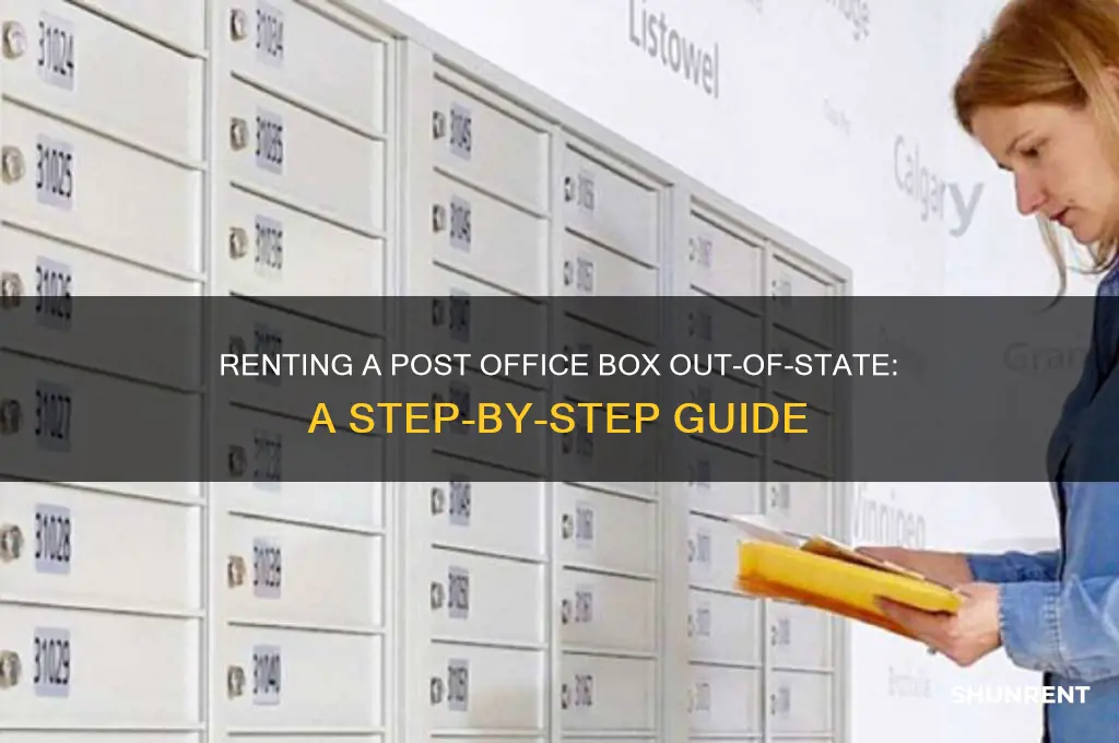 how to rent a post office box in another state