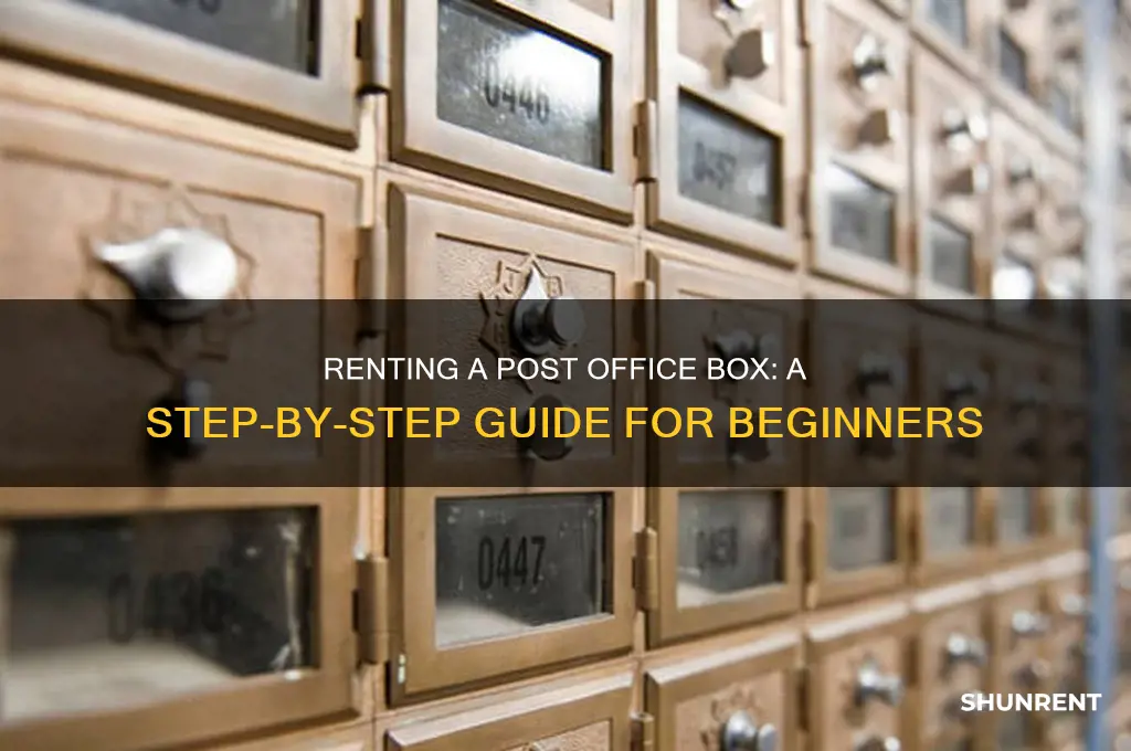 how to rent a post office box