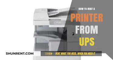 Renting a Printer from UPS: A Step-by-Step Guide