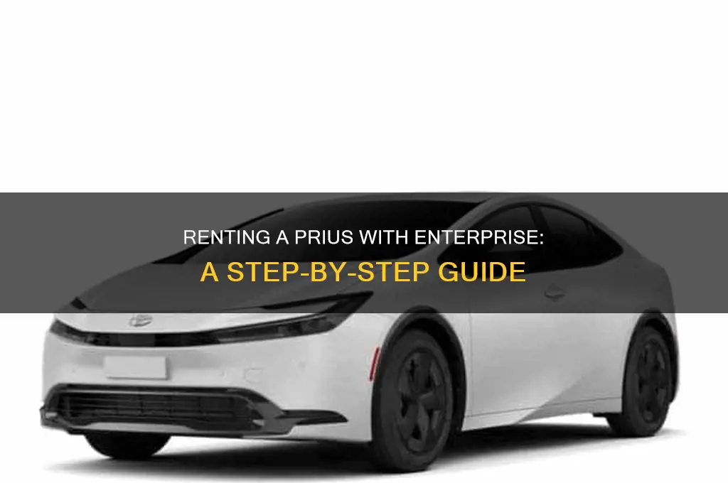 how to rent a prius with enterprise