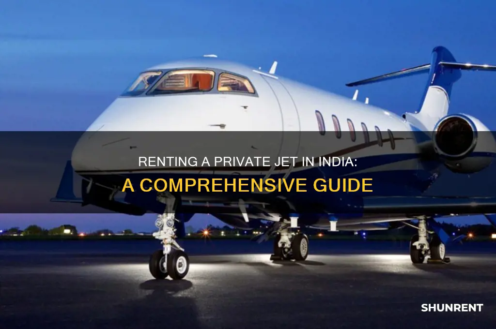 how to rent a private jet in india