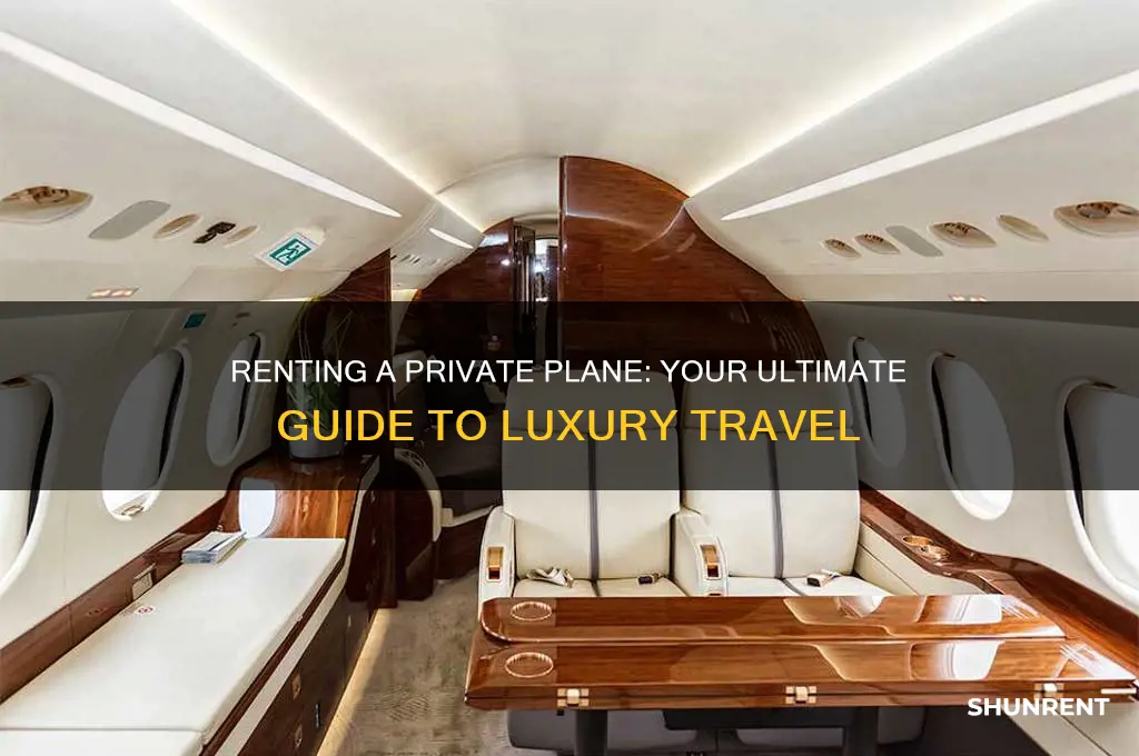 how to rent a private plane for trael
