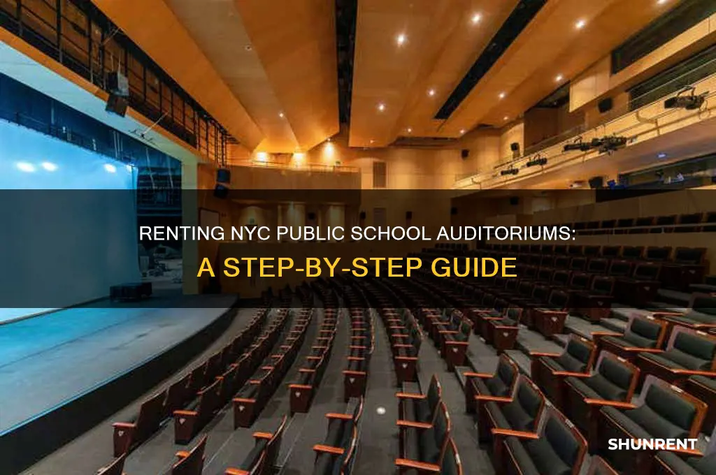how to rent a public school auditorium in nyc