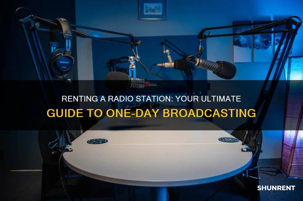 how to rent a radio station for a day