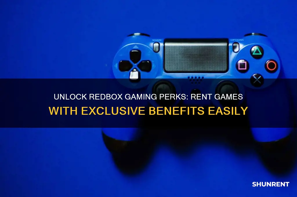 how to rent a redbox game with perks