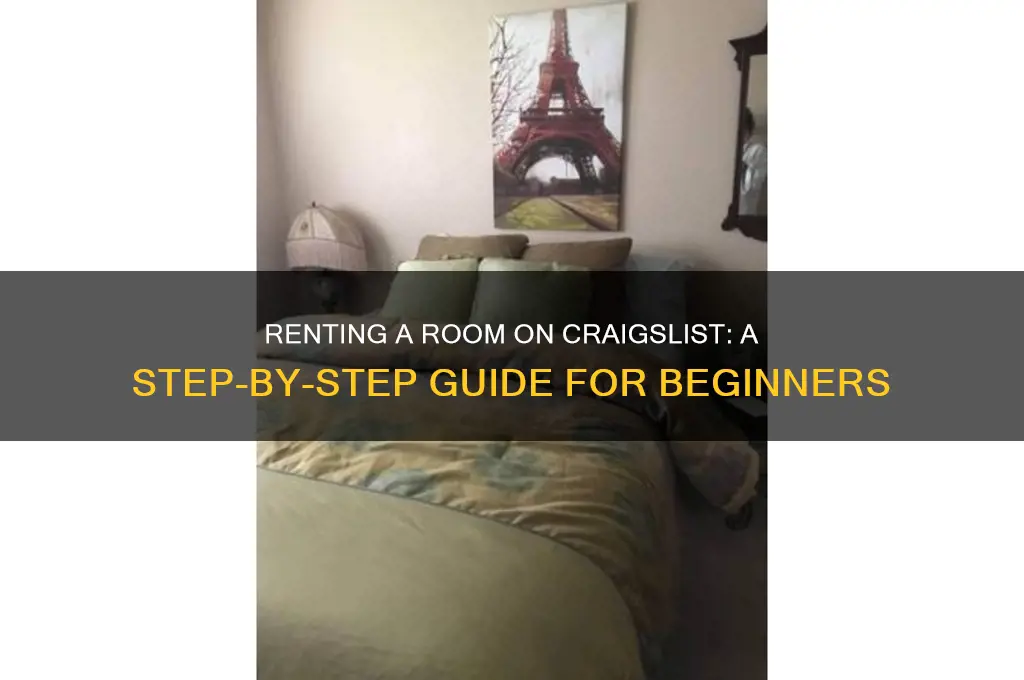 how to rent a rpom on craigslist