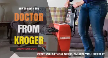 Renting a Rug Doctor from Kroger: A Step-by-Step Guide
