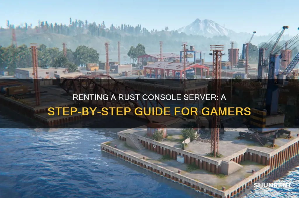 how to rent a rust console server