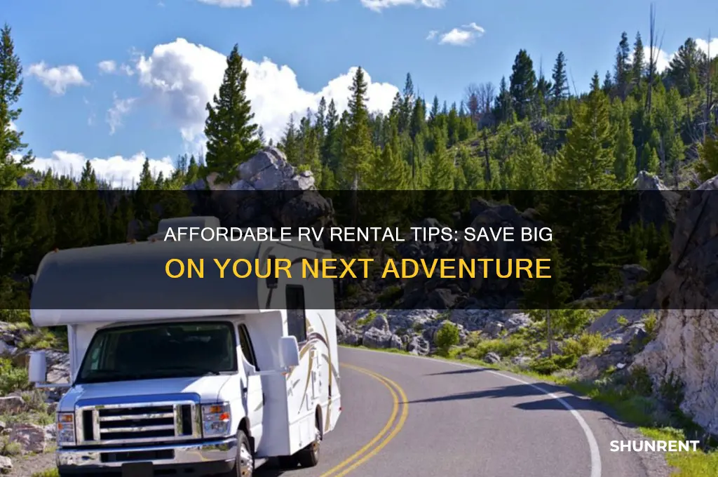 how to rent a rv for cheap