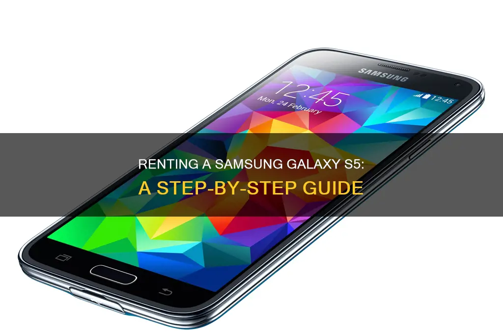 how to rent a samsung galaxy s5