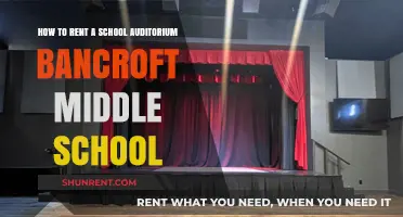 Renting Bancroft Middle School Auditorium: A Step-by-Step Guide