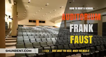 Renting a School Auditorium: Frank Faust's Step-by-Step Guide