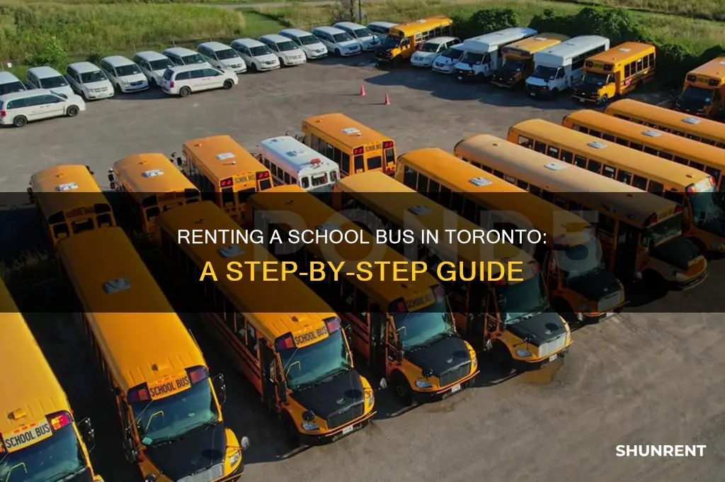 how to rent a school bus toronto