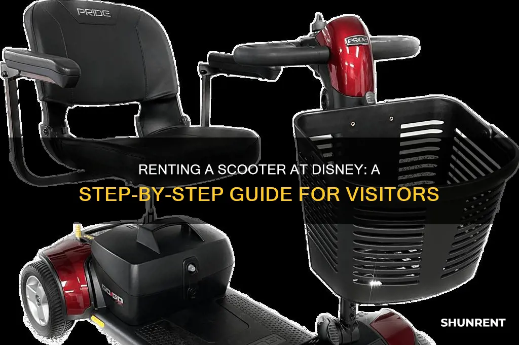 how to rent a scooter at disney