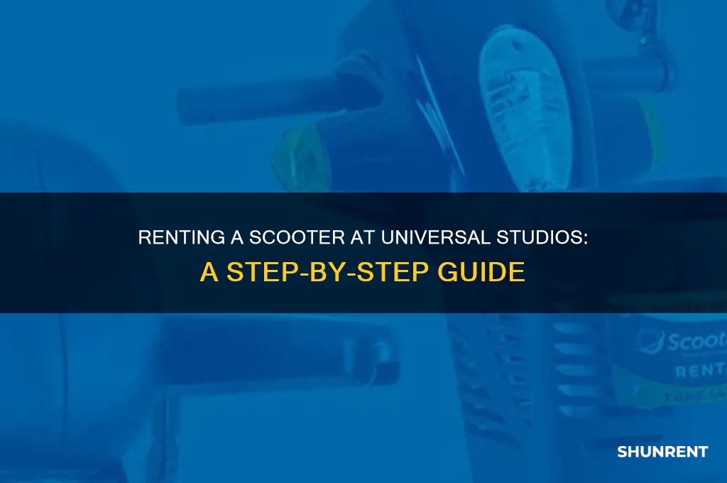 how to rent a scooter at universal studios