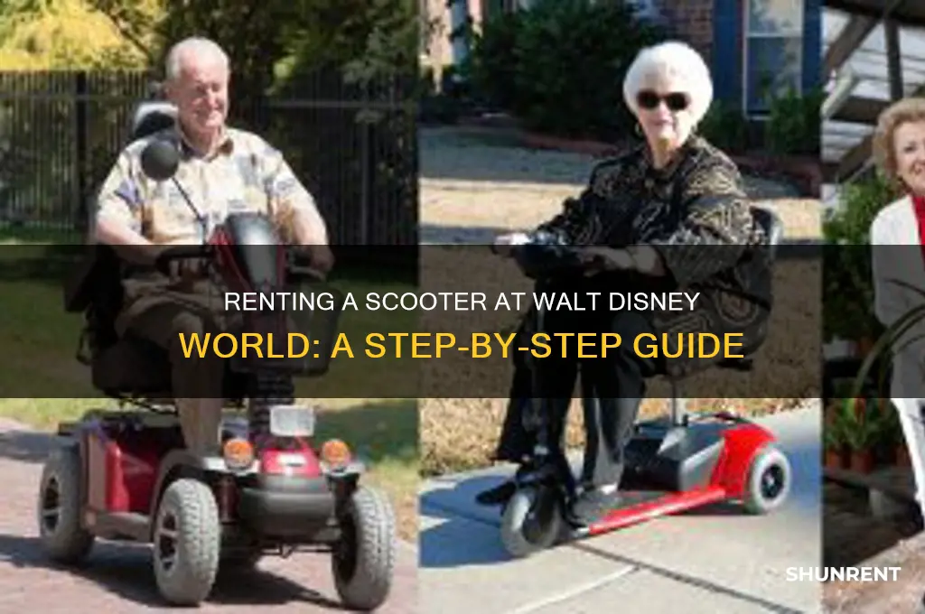 how to rent a scooter at walt disney world