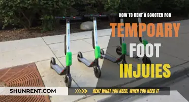 Temporary Mobility Solutions: Renting a Scooter for Foot Injury Recovery