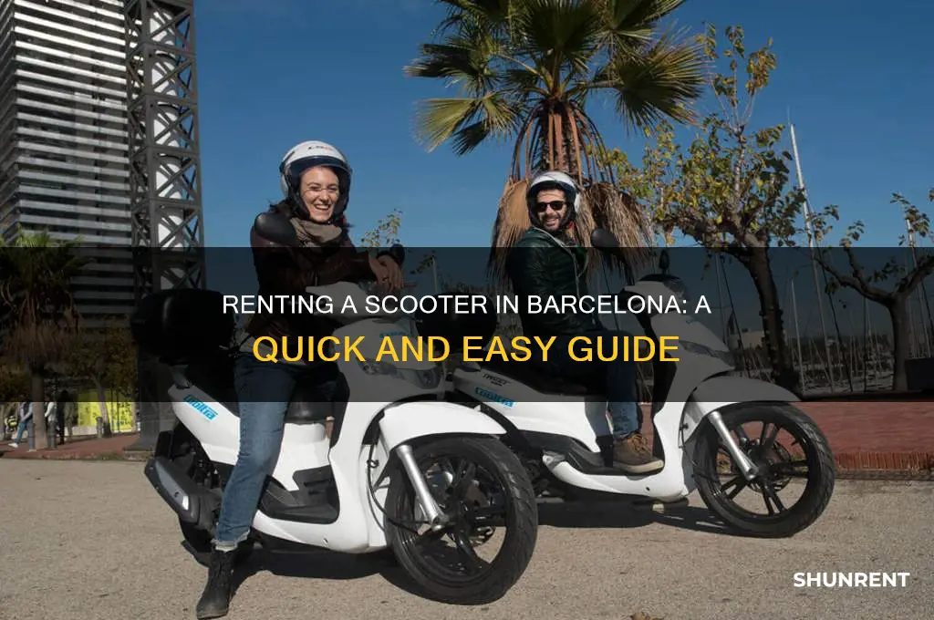 how to rent a scooter in barcelona