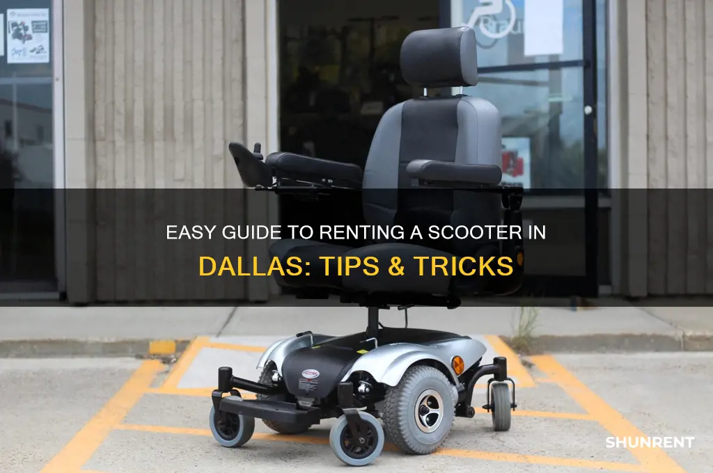 how to rent a scooter in dallas