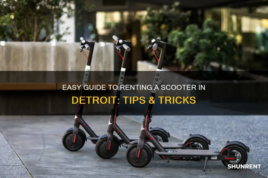 how to rent a scooter in detroit
