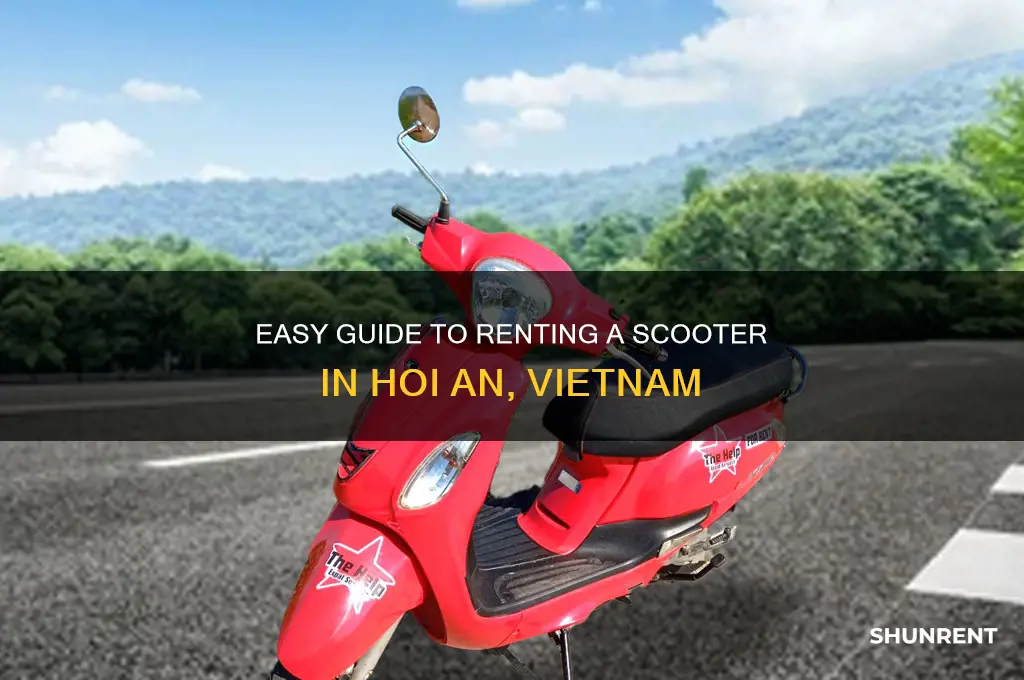 how to rent a scooter in hoi an