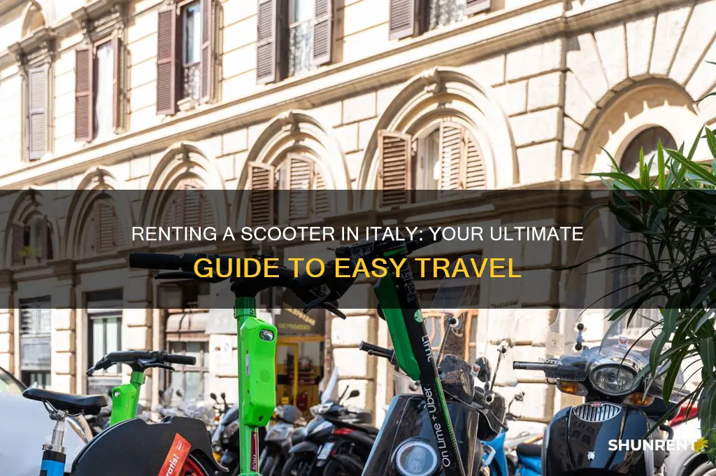 how to rent a scooter in italy