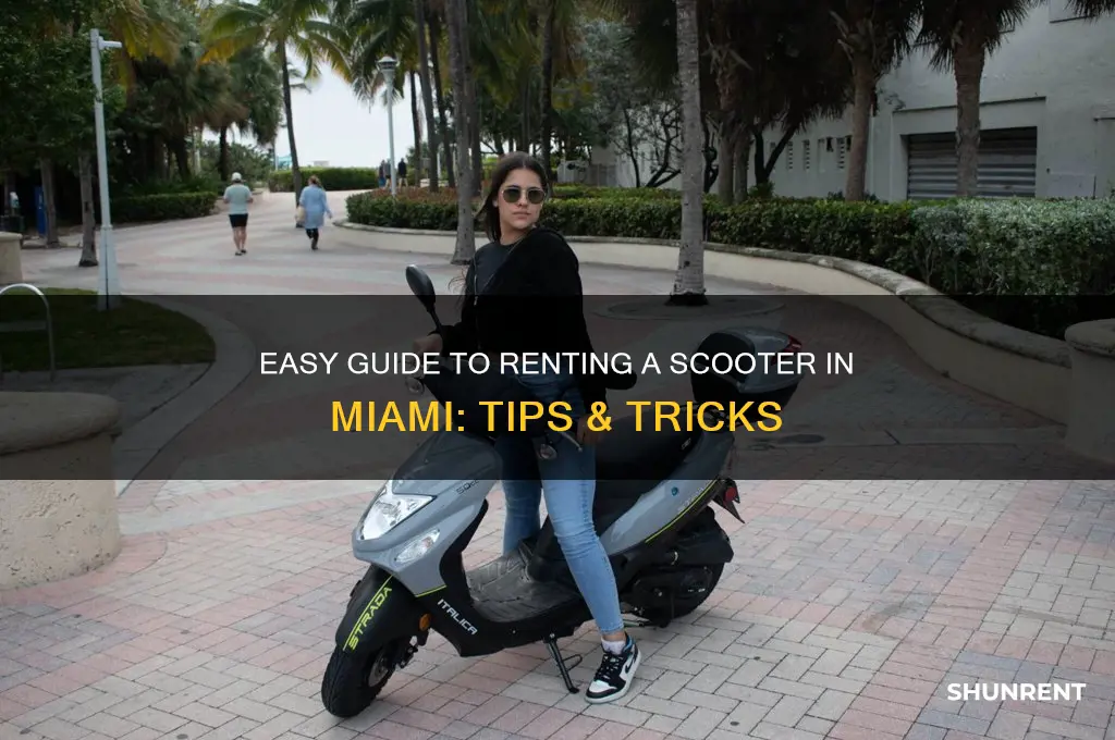 how to rent a scooter in miami