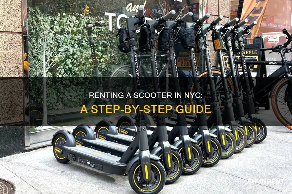 how to rent a scooter in nyc