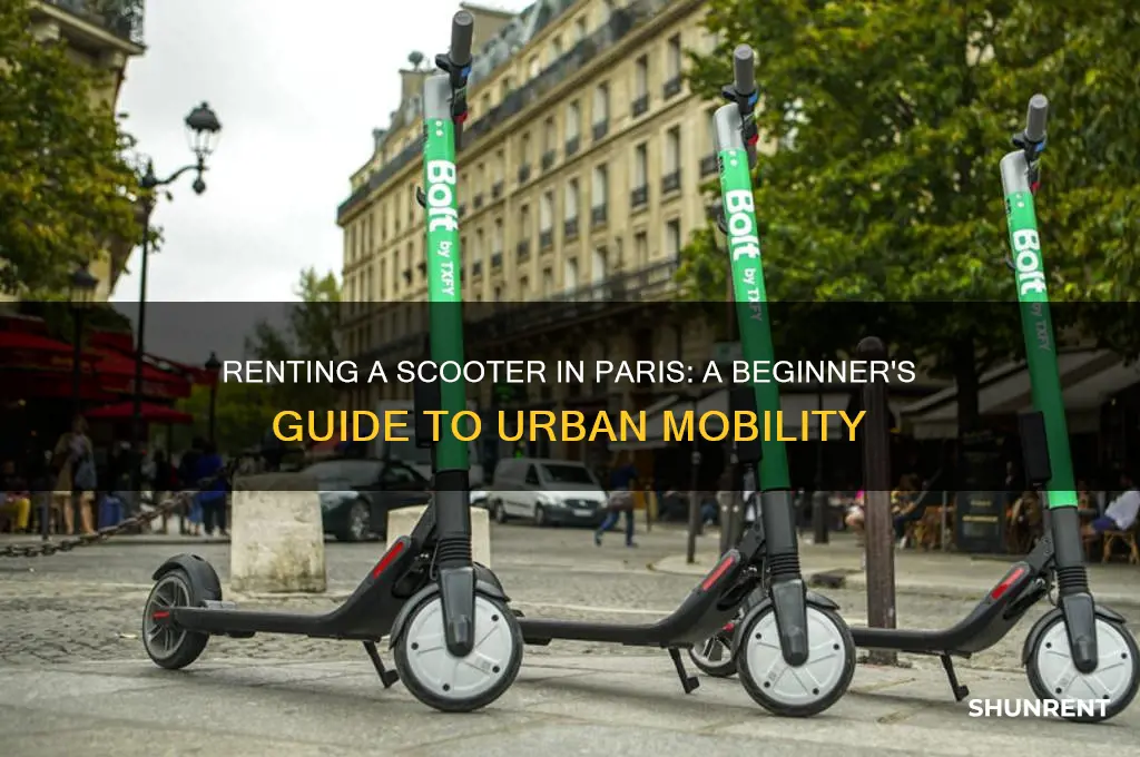 how to rent a scooter in paris