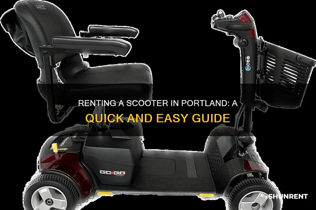 how to rent a scooter in portland