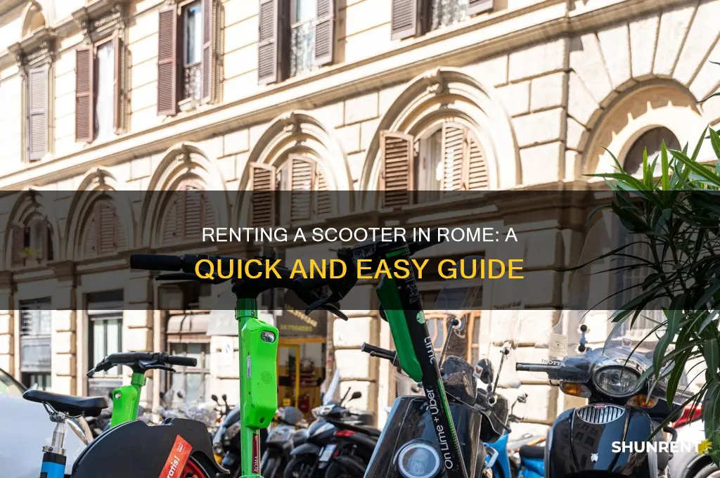 how to rent a scooter in rome