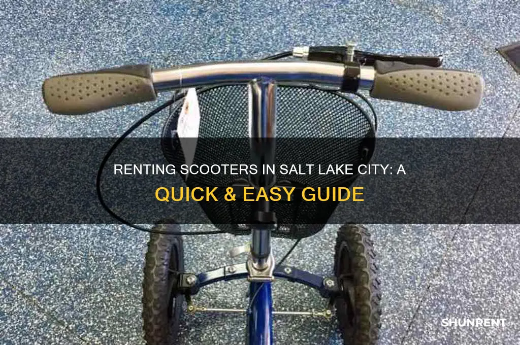 how to rent a scooter in salt lake city