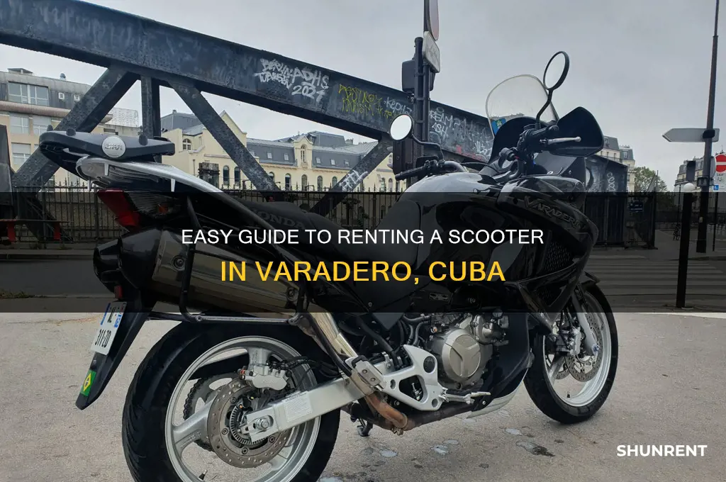 how to rent a scooter in varadero