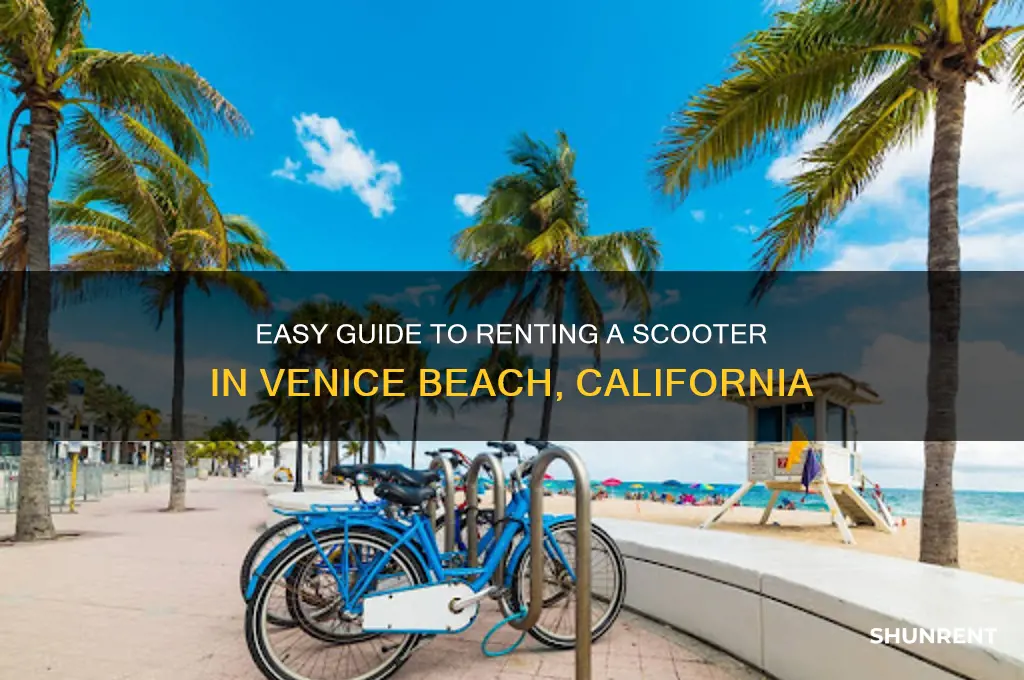 how to rent a scooter in venice beach